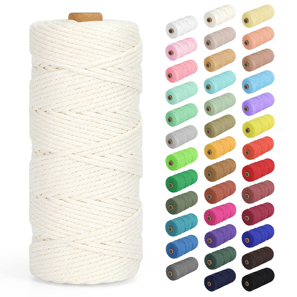 Reusable Macrame Rope - Gray