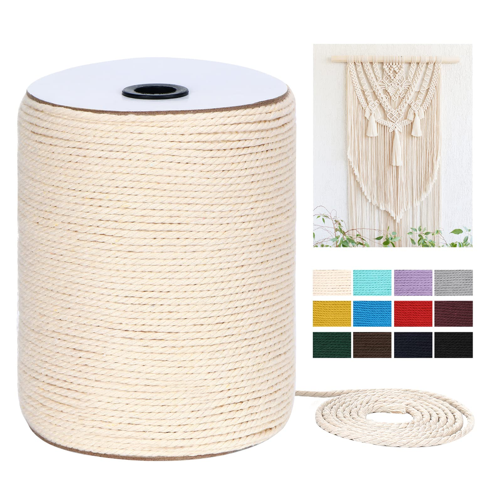 Reusable Macrame Rope - Blue