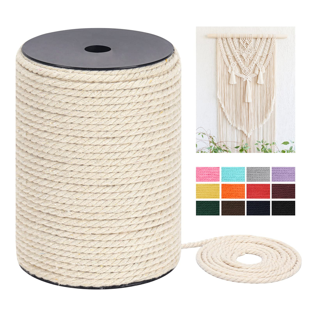 Slim Macrame Rope - Charcoal